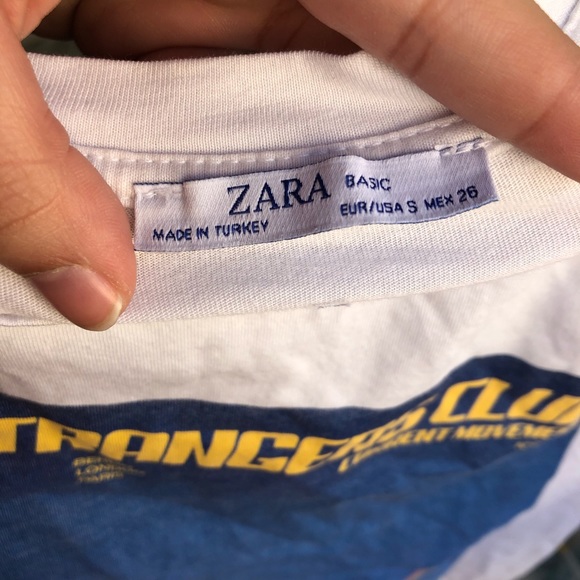 Zara Graphic Tee “The Stranger Club” - Picture 4 of 4